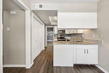 Renovated apartment interiors